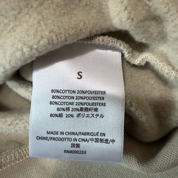 Fear of God Essentials 1977 “Wheat” Hoodie. Brand New. Heavyweight Small. SS22 - Picture 8 of 14